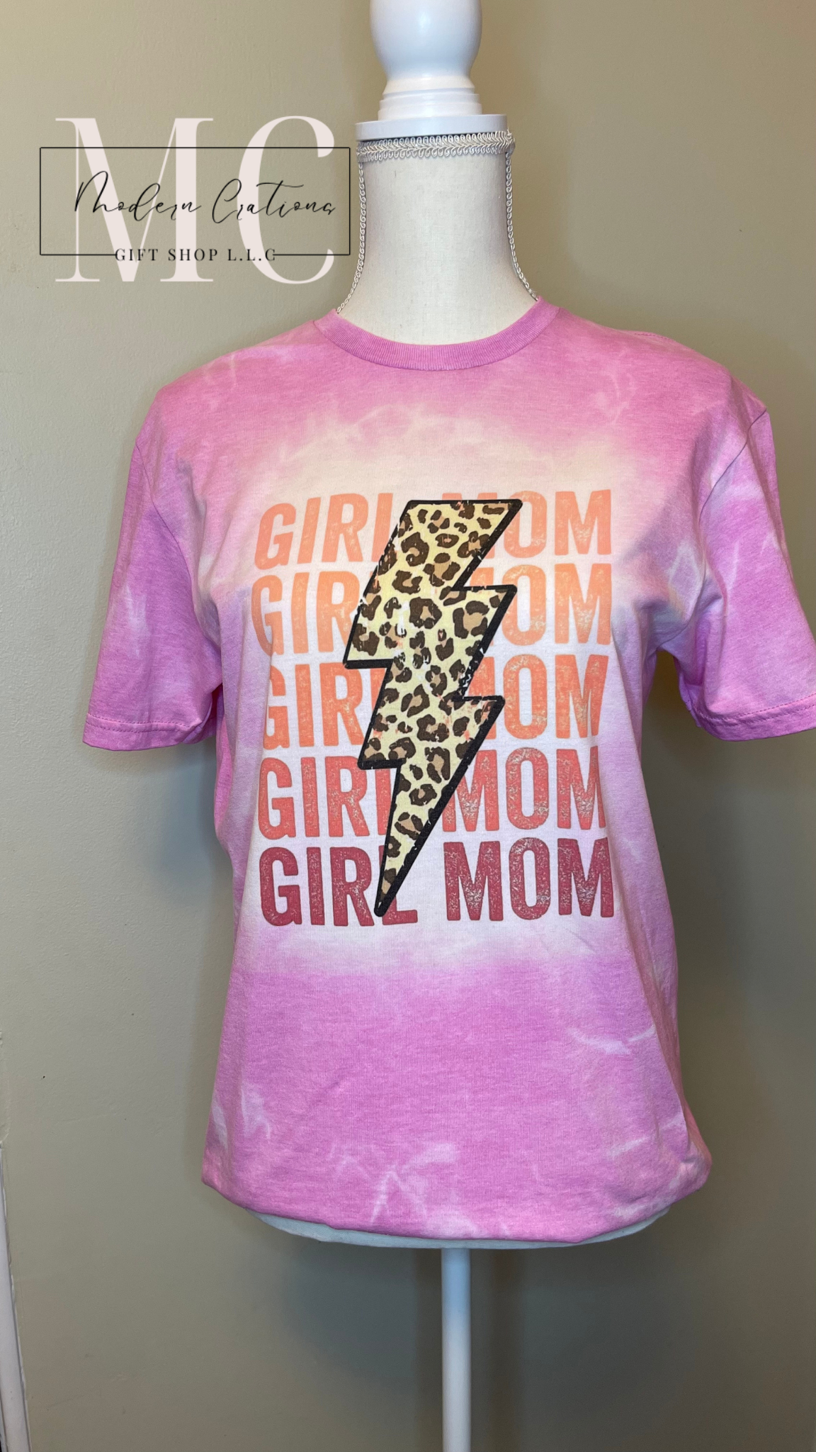 Gril Mom Pink TieDye