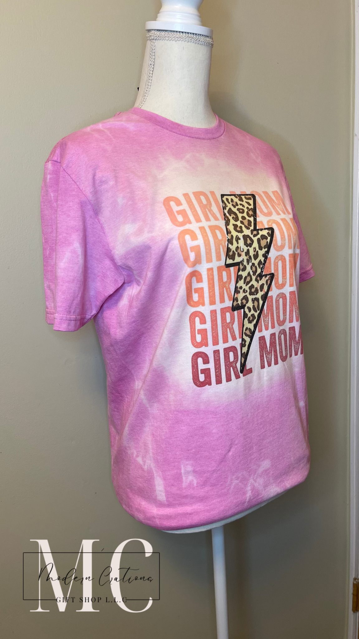 Gril Mom Pink TieDye