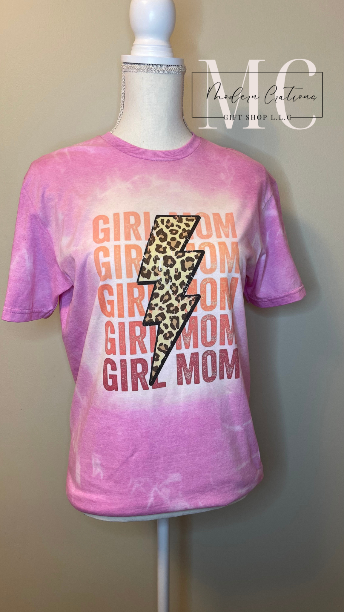 Gril Mom Pink TieDye