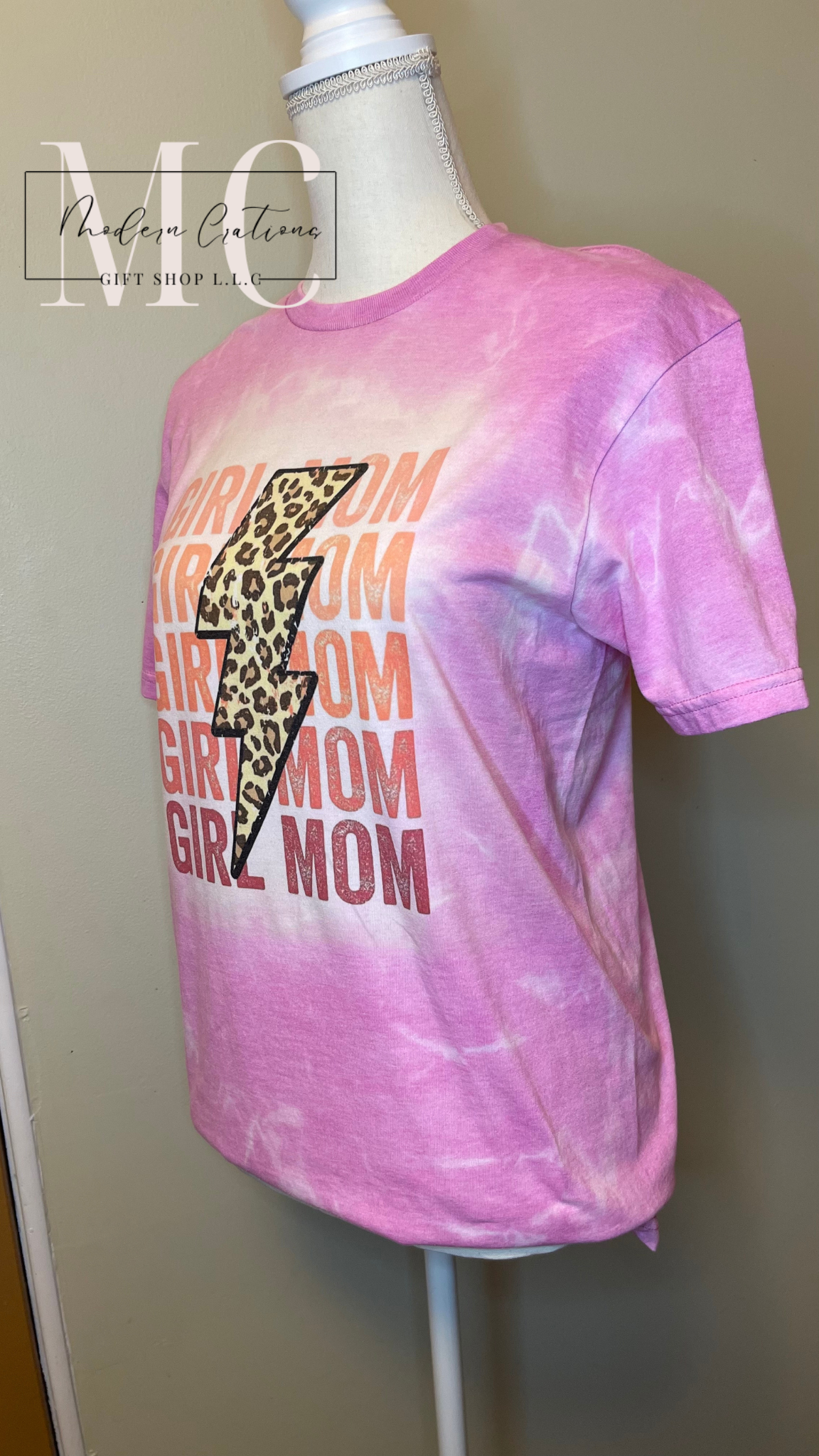 Gril Mom Pink TieDye