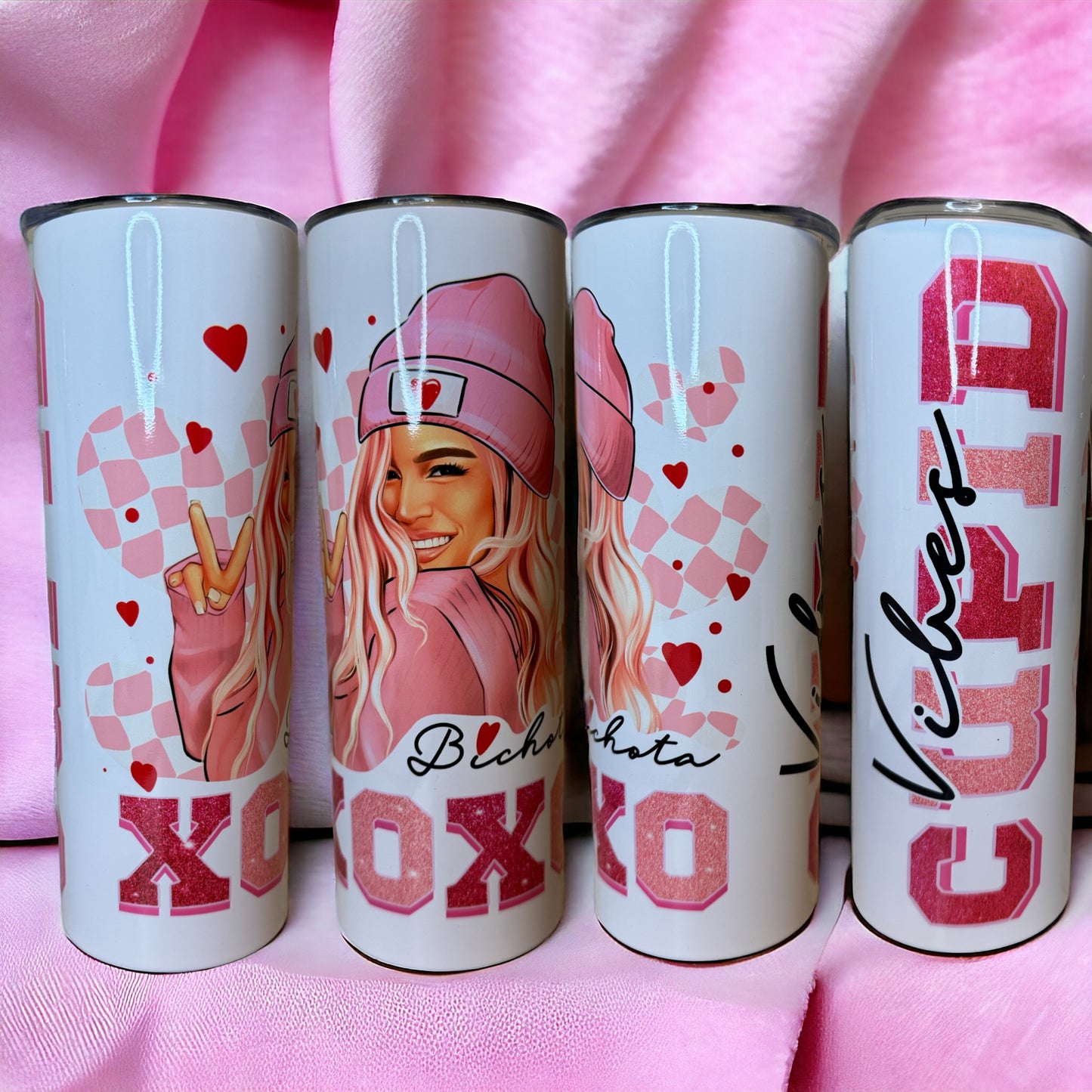 Cupid Vibes Xoxo Bichota Tumbler